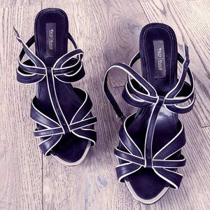 White House Black Market strap heels - size 9M